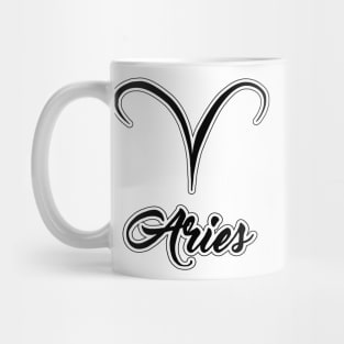 Aries Zodiac Design Mug